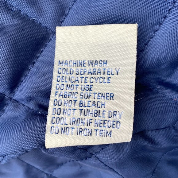 Lee Longline Faux Fur Denim Jean Jacket Cowgirl Western Fall Vintage 90s Faded-M - Picture 15 of 16